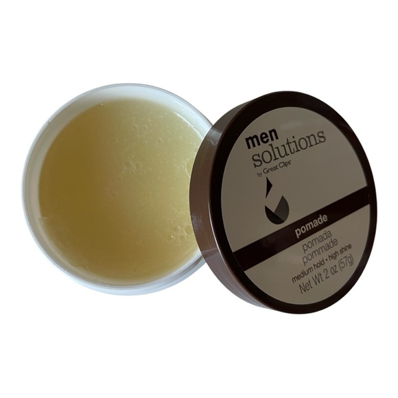 Great Clips Men Solutions Hair Pomade Medium Hold High Shine 2 oz New - Picture 4 of 4
